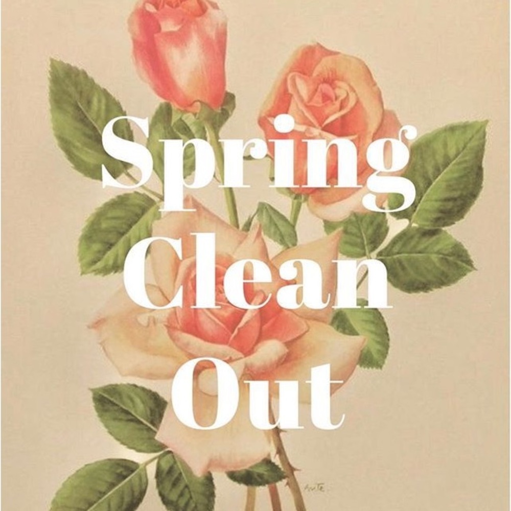 Spring clean out